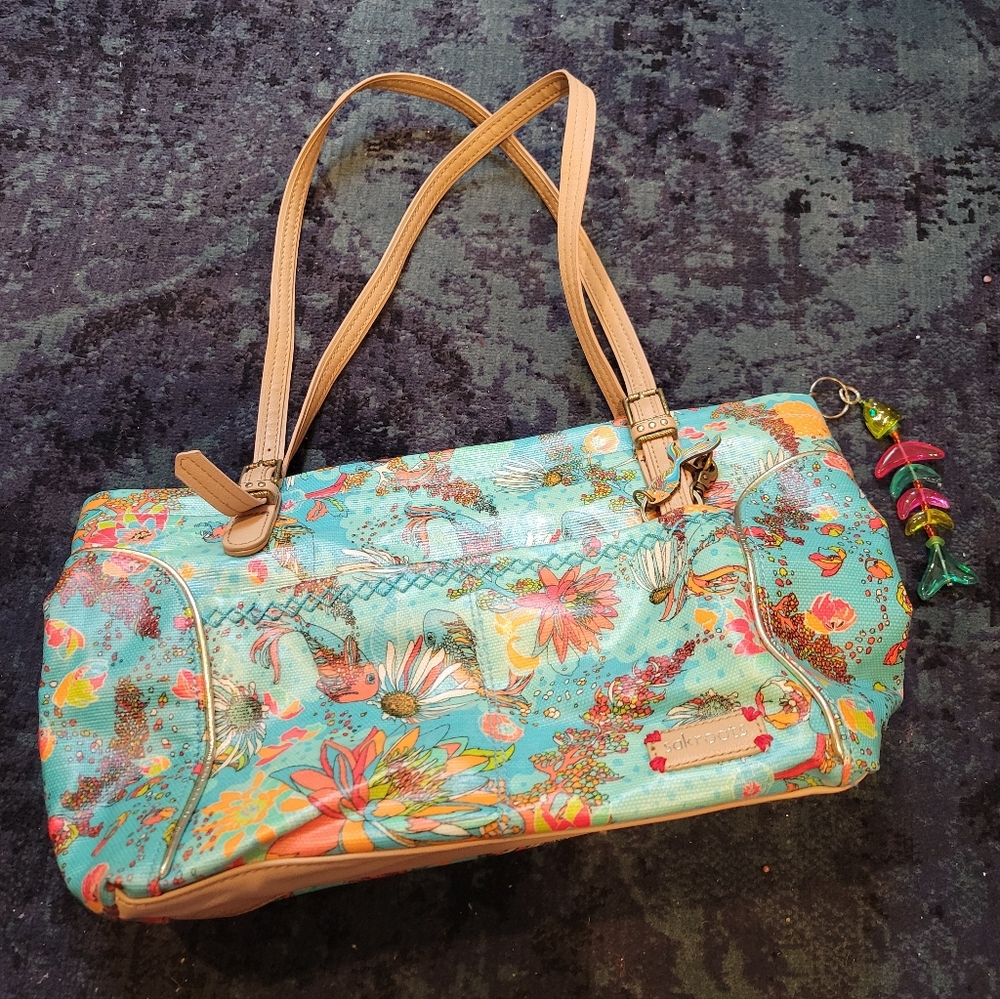 Sakroots purse. Marine life theme. Adorable accents. In great condition.